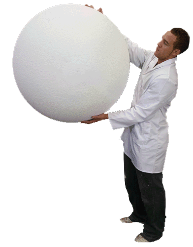 900mm diameter polystyrene ball