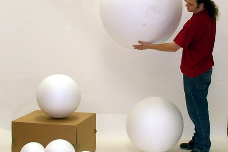 polystyrene balls