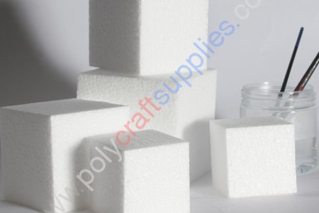 polystyrene balls, vubes and other chapes for craft supply
