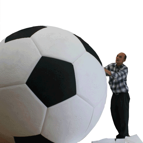 giant 2000mm / 6 foot polystyrene football