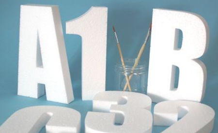  polystyrene letters for craft supplies and resale