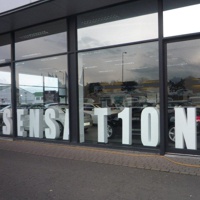 plain white 3d letters SENSATIONAL for BMW / Mini