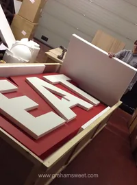 Large dimensional letters protected for delivery