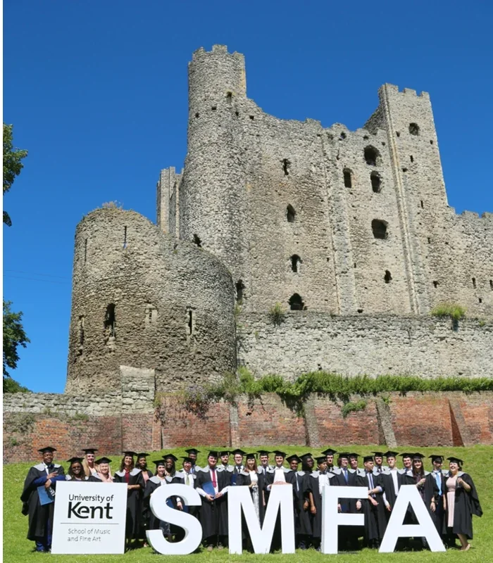 SMFA graduation display letters
