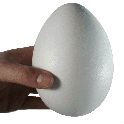 Assorted Polystyrene Eggs pack of 30 Polystyrene eggs  795-30E 
