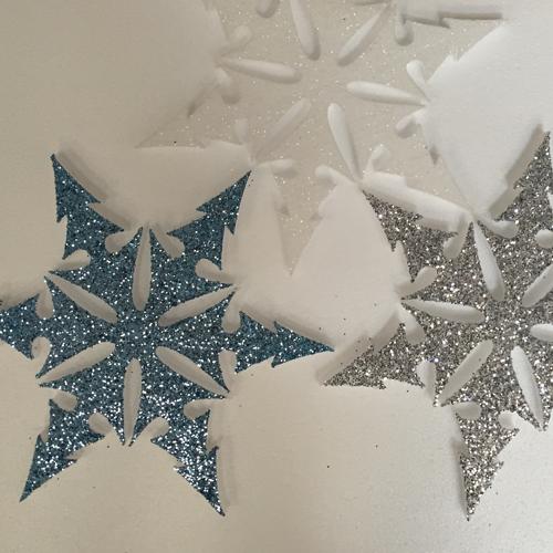1500mm - pack of 1 Snowflakes SF35H - Glittered