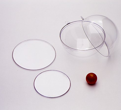 100 mm  Clear Plastic Separator disc - to fit 100 mm ball. Box of 100pcs. Equivalent of  ?1.24 each.