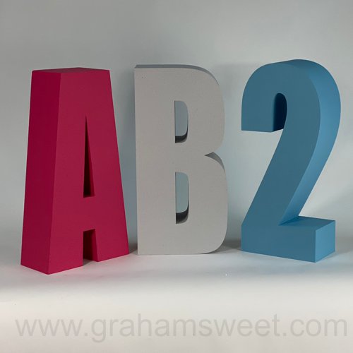 buy large polystyrene 3d letters online