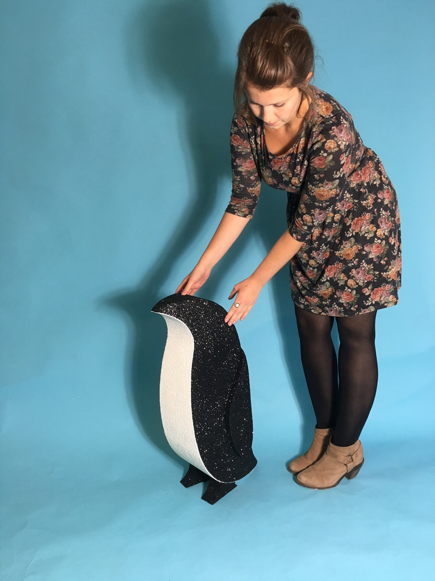 700mm high Stylised Polystyrene Penguin