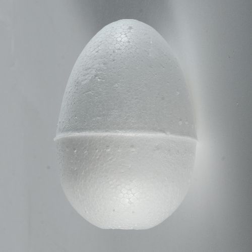 80mm Polystyrene Egg - 1 solid piece