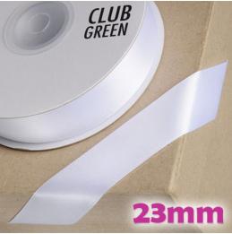Double Sided Satin Ribbon 23mm - White
