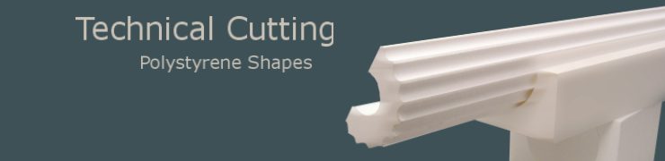 Technical cutting, polystyrene shapes,