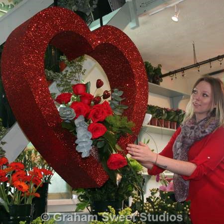 Display heart valentine window valentines shelves hearts vm props decorations flower grahamsweet polystyrene gift glitter windows retail choose board Valentine Heart VM Display Shelves - from polystyrene. Decorations for
