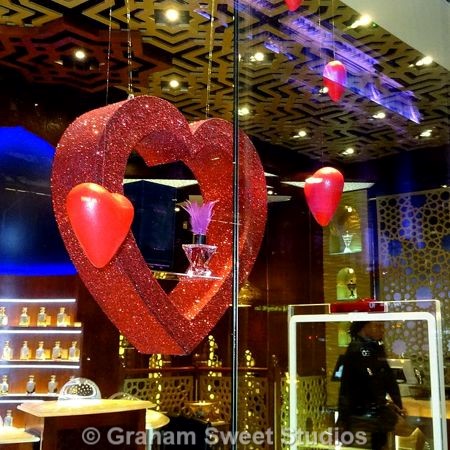 Polystyrene Heart shelves