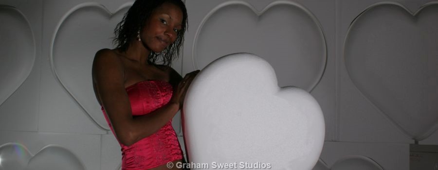 polystyrene hearts